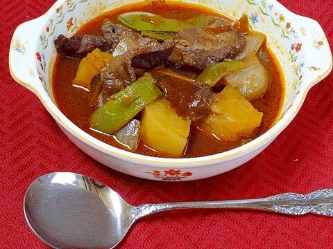 市販のルーで簡単♪ 「牛タンシチュー」